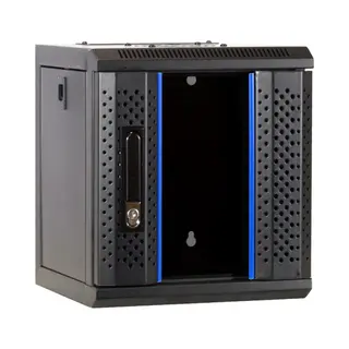 Dsit 10 Inch 6U Serverkast Met Glazen Deur 312x310x352mm (BxDxH) - Serverbehuizing - Serverrack