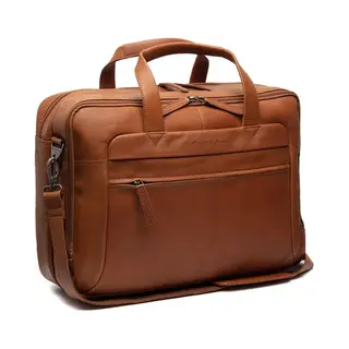 The Chesterfield Brand Ryan - Unisex Laptoptas Van Kalfsleer - Bruin