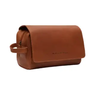 The Chesterfield Brand - Leren Toilettas Cognac Rosario