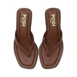 Posh By Poelman Lucy Dames Hakken - Donker Bruin