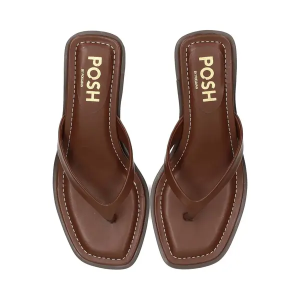 Posh By Poelman Lucy Dames Hakken - Donker Bruin thumbnail