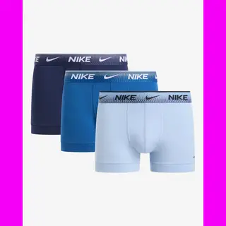 Nike Boxershorts Essential Cotton Stretch 3er-pack - Weiches Blau/navy, Größe Large