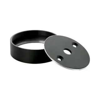 EcoDim Bv Opbouwrand Voor Led Meubelspot LED4900 Zwart – EcoDim – Rond Opbouwarmatuur 18mm – Strak En Schroefloos Design