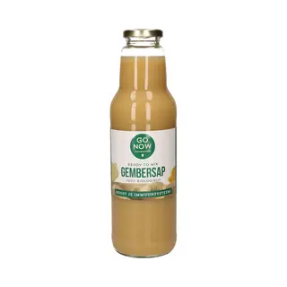 Go Now Pure Gembersap 750ml - Gemberthee - Gembershot - Gember Thee - Gember