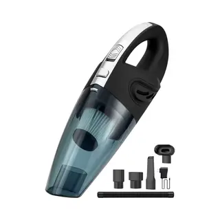 Vaive Turbo-7 Kruimelzuiger Snoerloos - Handstofzuiger - Zwart / Grijs - Incl. Opzetstukken
