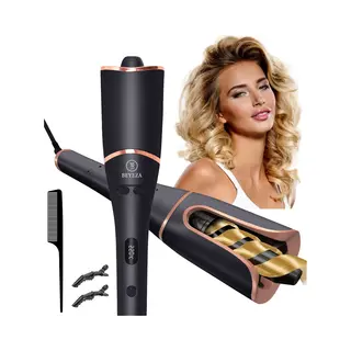 Beyeza Automatischer Lockenstab 5-in-1, Keramisch Ionisch, 2 Lockenrichtungen, 6 Temperaturstufen, Alle Haartypen, 360° Drehendes Kabel, Automatische