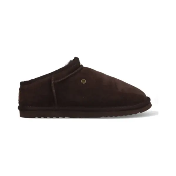 Warmbat Conner Suede Heren Sloffen - Choco thumbnail