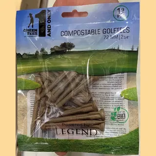 Green Tees Compostable Golftees 12 Stuks