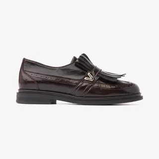 Via Vai Fae Luca Loafers Dames - Leer - Bruin - Maat 41