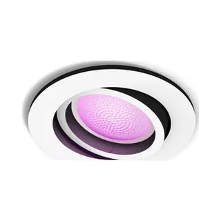 Philips by Signify Philips Hue White and Color ambiance Centura runder Einbauspot weiß