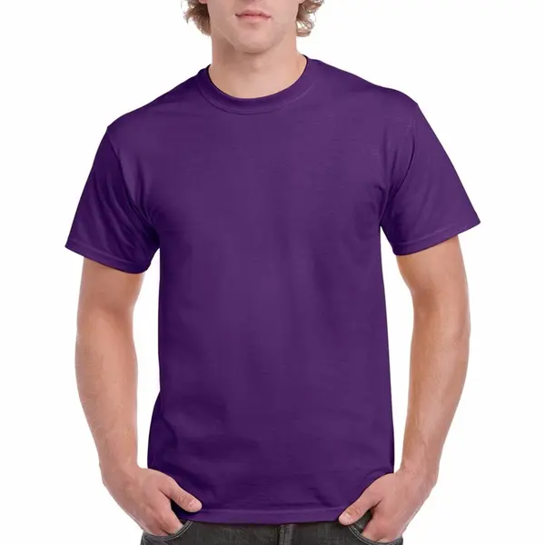 Gildan Paars Katoenen Shirt Voor Volwassenen Xl (42/54) thumbnail