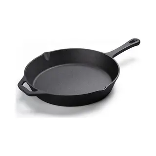 Koock Amsterdam Skillet Gietijzer - 30 Cm - Koekenpan - Pfas Vrij - Geschikt Voor Alle Warmtebronnen Incl. Bbq En Inductie