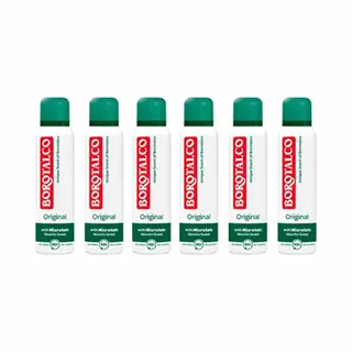 Borotalco - Deodorant - Spray - Original - 150ml X 6