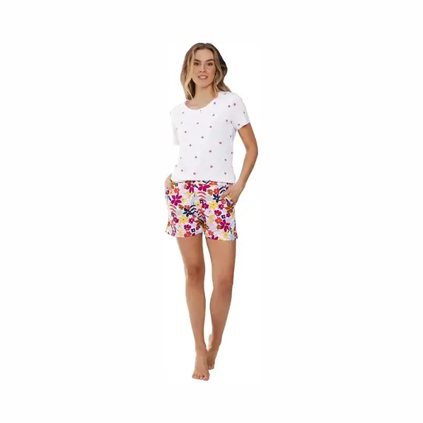 Dames Shortama Rebelle - Full Bloom - Katoen/Viscose - Maat 48 thumbnail
