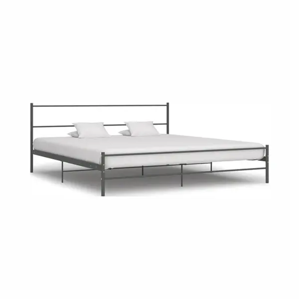 VidaXL Bedframe Metaal Grijs 180x200 Cm thumbnail