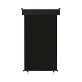 Vidaxl Seitlicher Balkonmarkise 105x250 Cm Schwarz
