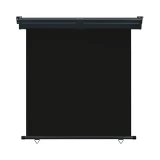 VidaXL Balkon Seitenmarkise Senkrechtmarkise Sonnenschutz Sichtschutz Windschutz Markise Außenrollo Balkonrollo Beschattung 165x250cm Schwarz