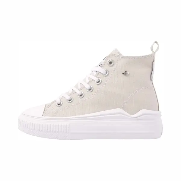 British Knights Sneakers Hoog 'Kaya' Lichtbeige / Wit thumbnail