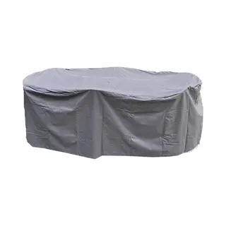 Tuinmeubelen Afdekhoes / Beschermhoes - Grijs - Ovaal - 230 X 135 X 70 Cm