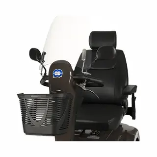 Scootmobielaanhuis.nl Scootmobielaanhuis - Scootmobiel Windscherm Universeel - Laag - 42 Cm X 42 Xm (H X B)