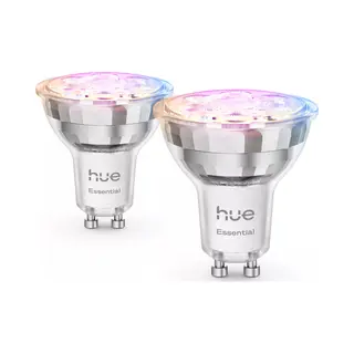 Philips by Signify Philips Hue White and Color ambiance Essential GU10 – Smarter Spot – 345 lm – 4,7 W – 2er-Pack