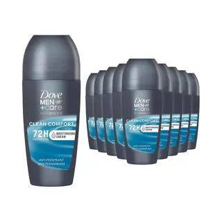 Dove Men+Care Advanced Anti-Transpirant Deodorant Roller - Clean Comfort - 6 X 50 Ml - Voordeelverpakking