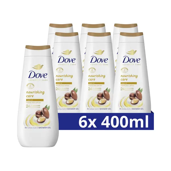 6x Dove Douchecrème Nourishing Care 400 Ml thumbnail