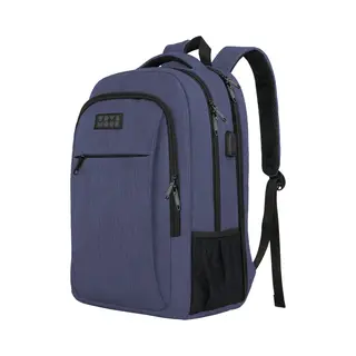 Trvlmore 36L Rugzak - Rugtas Met 17, 3 Inch Laptopvak - Schooltas - Spatwaterdicht - Heren En Dames - Jongens En Meisjes - Blauw