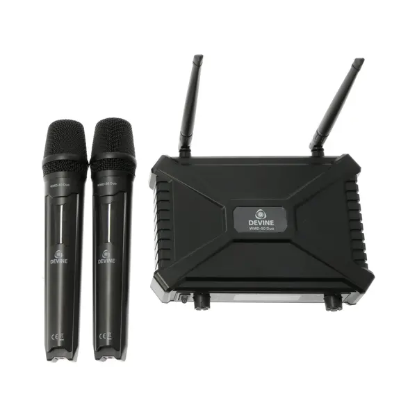 Devine Wmd-50 Draadloze Microfoon Voor Zingen - Set Van 2 - Zangmicrofoon thumbnail