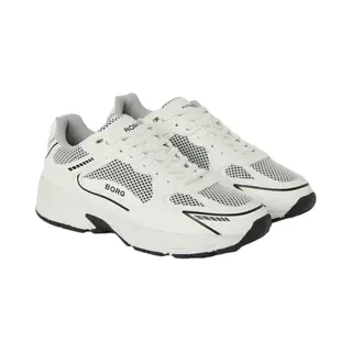 Björn Borg Grand Dames Sneaker Lage Schoen Vrouwen - Witte Sneaker - Wit/Zwart - Maat 42