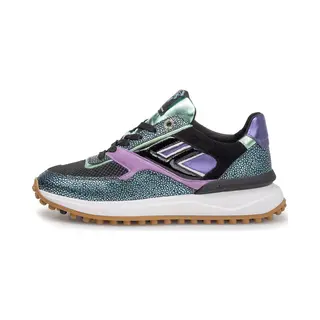 Floris Van Bommel Sfw-10128 Noppi Sneakers - Textiel - Dames - Zwart - Maat 37