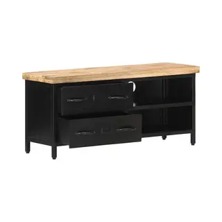 VidaXL Tv-meubel 90x30x41 Cm Ruw Mangohout