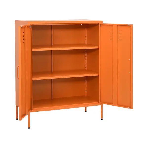 VidaXL Lagerschrank Orange 80x35x101, 5 Cm Stahl thumbnail
