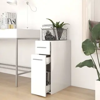 VidaXL Apothekerschrank Weiß 20x45, 5x60 Cm Holzwerkstoff