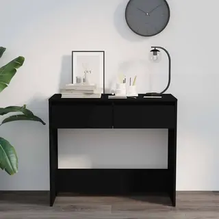 VidaXL Wandtafel 89x41x76, 5 Cm Staal Zwart