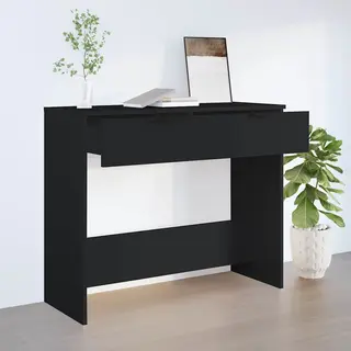 Konsolentisch Schwarz 90x36x75 Cm Holzwerkstoff Vidaxl