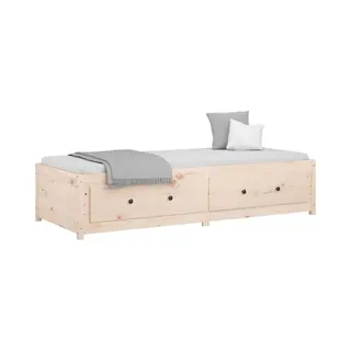VidaXL Tagesbett Sofa Gästebett Sofabett Einzelbett Bett Bettsofa Bettgestell Holzbett Bettrahmen Schlafsofa 75x190cm Massivholz Kiefer