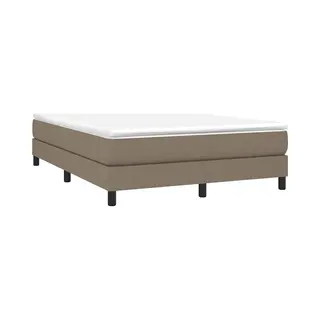 VidaXL Boxspringbettgestell Taupe 140x190 Cm Stoff