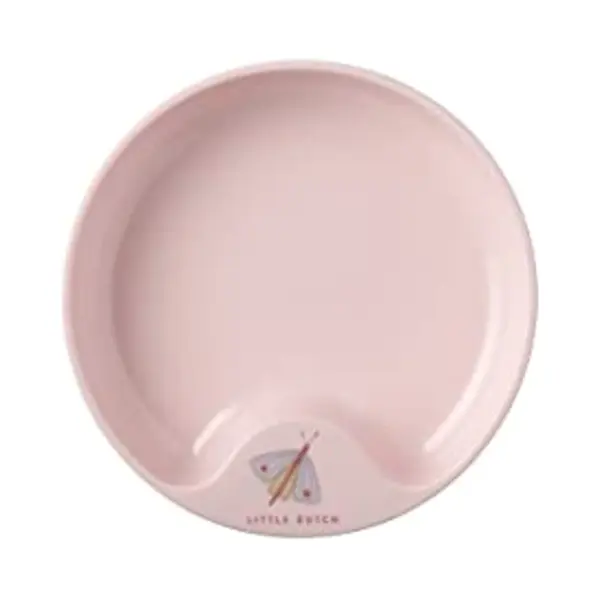 Mepal – Self-Feeding Plate Mio – Children Practice Plate – Bpa-Free Baby Learning Plate – Children’s Tableware - Dishwasher Safe - Flowers & thumbnail