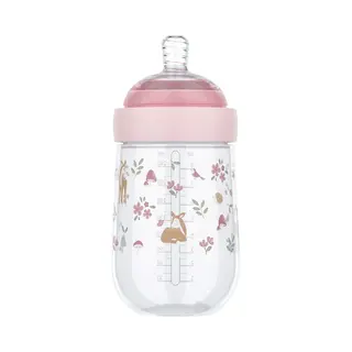 Mepal - Babyflasche Mio Little Dutch - Transparente Kappe Zur Aufbewahrung - Anti-Kolik Babyflaschen - Spiralförmiges Design Verhindert Verstopfungen