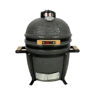 Grill Guru Kamado Barbecue Original Compact ø33cm / ø13inch - Compleet - Grijs