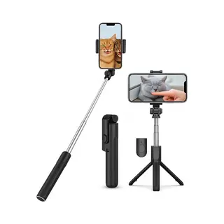 ElQing Selfie Stick Universeel - Tripod - 3in1 SelfieStick - Bluetooth - Selfie Stick Tripod - IPhone - Samsung - Selfiestick Universeel