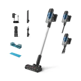 Philips 3000 series XC3132/01 steelstofzuiger & elektrische bezem Batterij/Accu Droog Zakloos Blauw