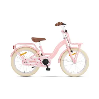 Sjoef Classic Meisjesfiets 18 Inch - Kinderfiets 5, 6 & 7 Jaar - Fiets 18 Inch Meisje - Roze