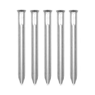 Tent Haringen Extra Stevig - Voordeelset Van 20x Stuks - 24 Cm - Metaal - Tentharingen - Kampeer Spullen - Outdoor Kwaliteit - Camping
