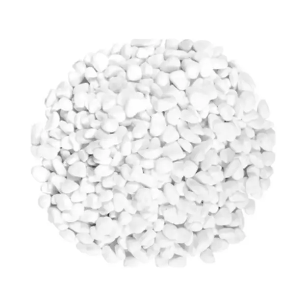 Concorde Decoratie Steentjes - Wit - 700 Gram - Kiezelstenen - Hobby Stenen - 2, 5 Cm - Decoratiesteentjes thumbnail