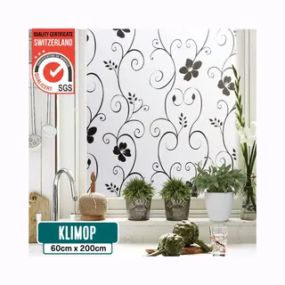 Homewell Raamfolie Hr++ Klimop 60x200 - Isolerend & Zonwerend - Anti Inkijk - Statisch - Klimop