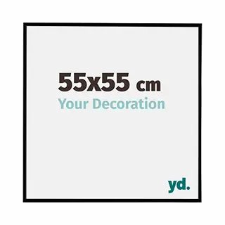 Your Decoration Fotokader 55x55 Cm - Zwart Mat - Kunststof - Evry