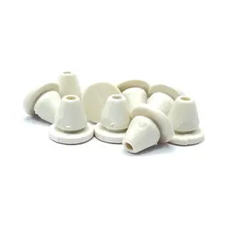 Kozijnbuffer Wit 2mm - Deurbuffer - Stootdoppen - Rubber Dopjes - Equantu® - 10 Stuks - Deuren