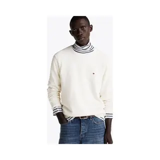 Tommy Hilfiger Trui Met Structuur, Ronde Hals En Vlag